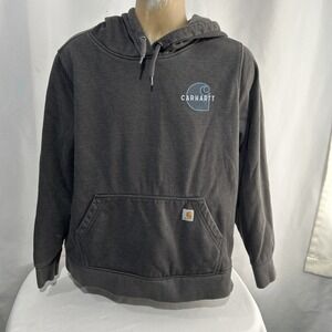 Carhartt Rain Defender XL (16/18) Gray Hoodie RELAXED FIT Logo